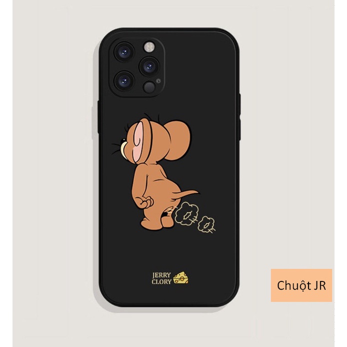 Ốp Lưng Iphone TPU Cạnh Vuông Tôm & JR Xì khói , BVC Iph6/6plus/6s/6splus/7/7plus/8/8plus/x/xs/11/12/pro/13/promax