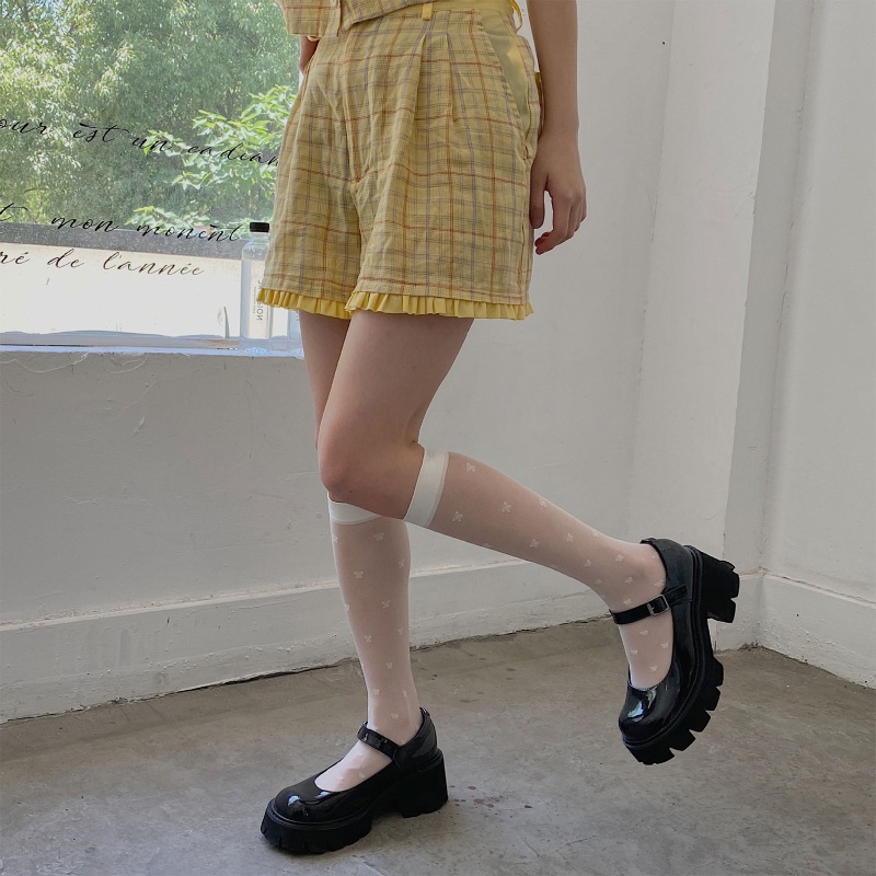 Vớ Đồng Phục Hóa Trang Cô Hầu Gái Nhật Bản Lolita Đính Nơ Dễ Thương