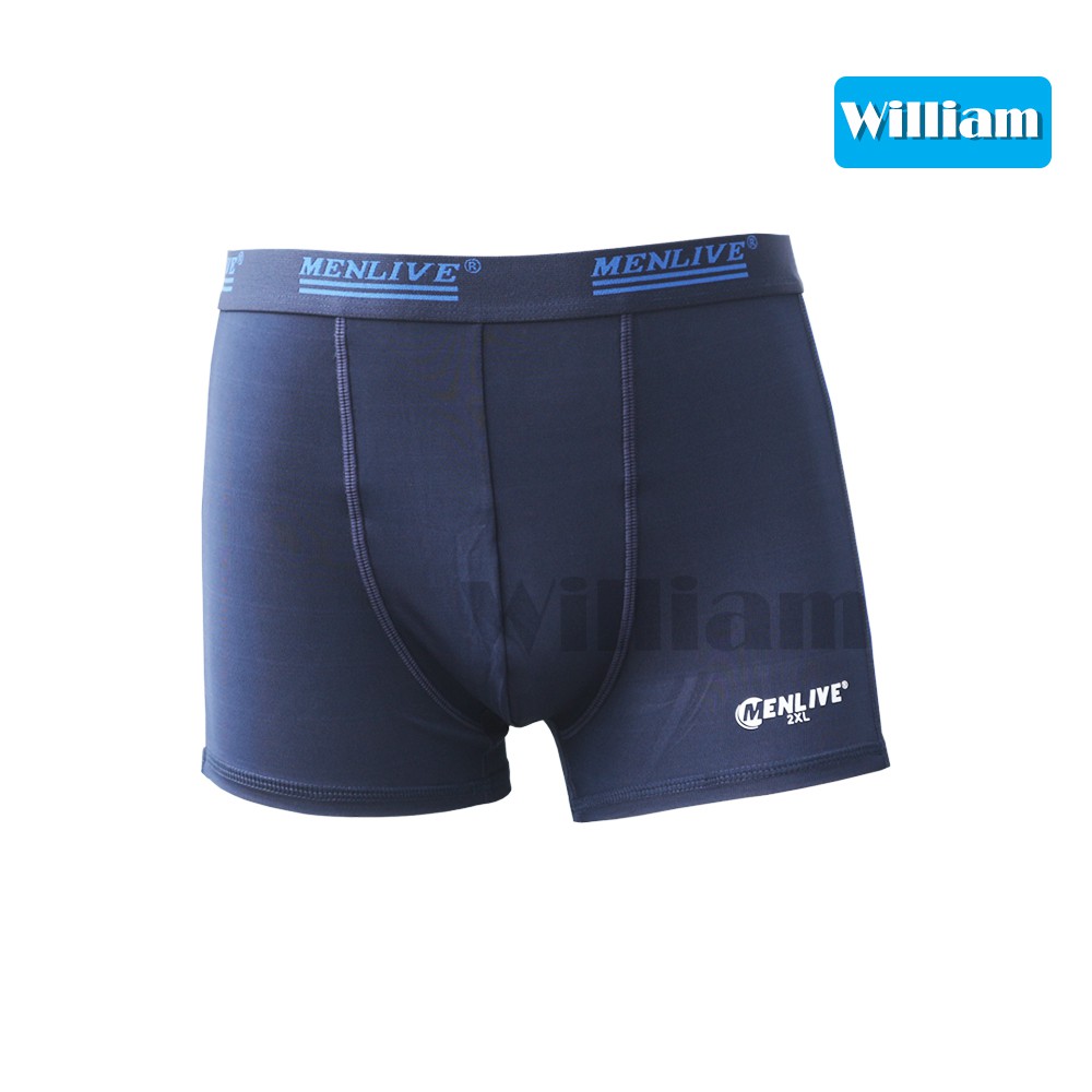 [FREESHIP_50K] Quần lót boxer nam, sịp đùi Menlive thun lạnh chất mát William - WS74