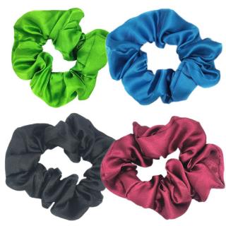Set 20 Dây Cột Tóc Co Giãn Màu Trơn Cho Nữ