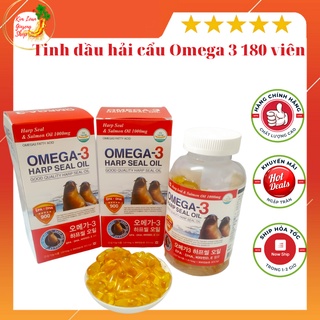 Tinh dầu hải cẩu Omega 3 1000mg 300 viên – hỗ trợ tim mạch, đẹp da, sáng mắt