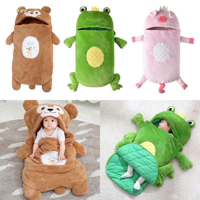 Túi ngủ hình thú hoạt hình 3D đáng yêu cho bé