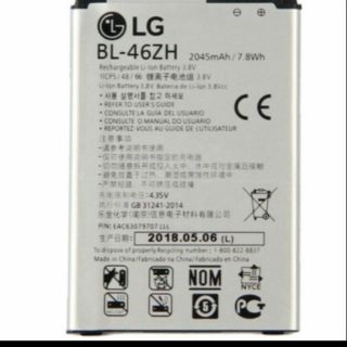 Pin LG K7 X210, K8 K350 dung lượng 2125mAh bảo hành 6 tháng
