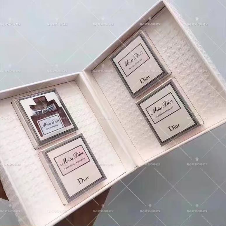 [ CHÍNH HÃNG + KÈM BILL ] Sét nước hoa miss dior mini 5mlx4 mỗi chai !