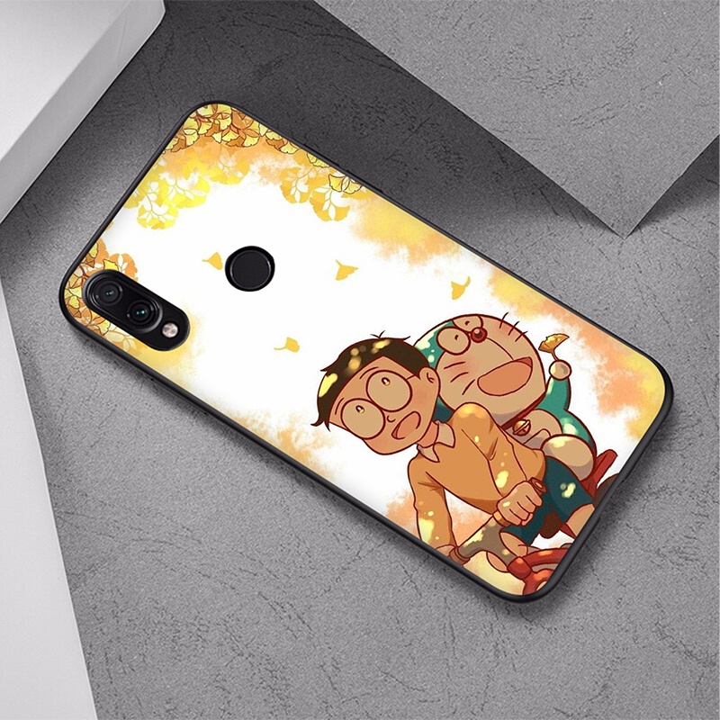 Ốp điện thoại mềm họa tiết Doraemon cho Xiaomi Redmi S2 9T 9A 9C NFC 9 Prime 10 K40 Pro 10X 34SF