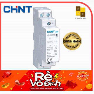 Khởi động từ dạng module 2P NCH8 20A - 63A  tiếp điểm 2NO ,điện áp cuộn dây 230/240VAC - Hãng CHINT