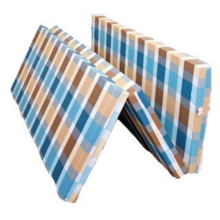 Nệm Bông Ép 1m8x1m95x5cm Nệm Gấp 3 Thoáng Mát, Dễ Di Chuyển