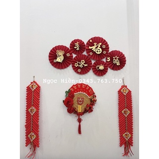 Set trang trí tết