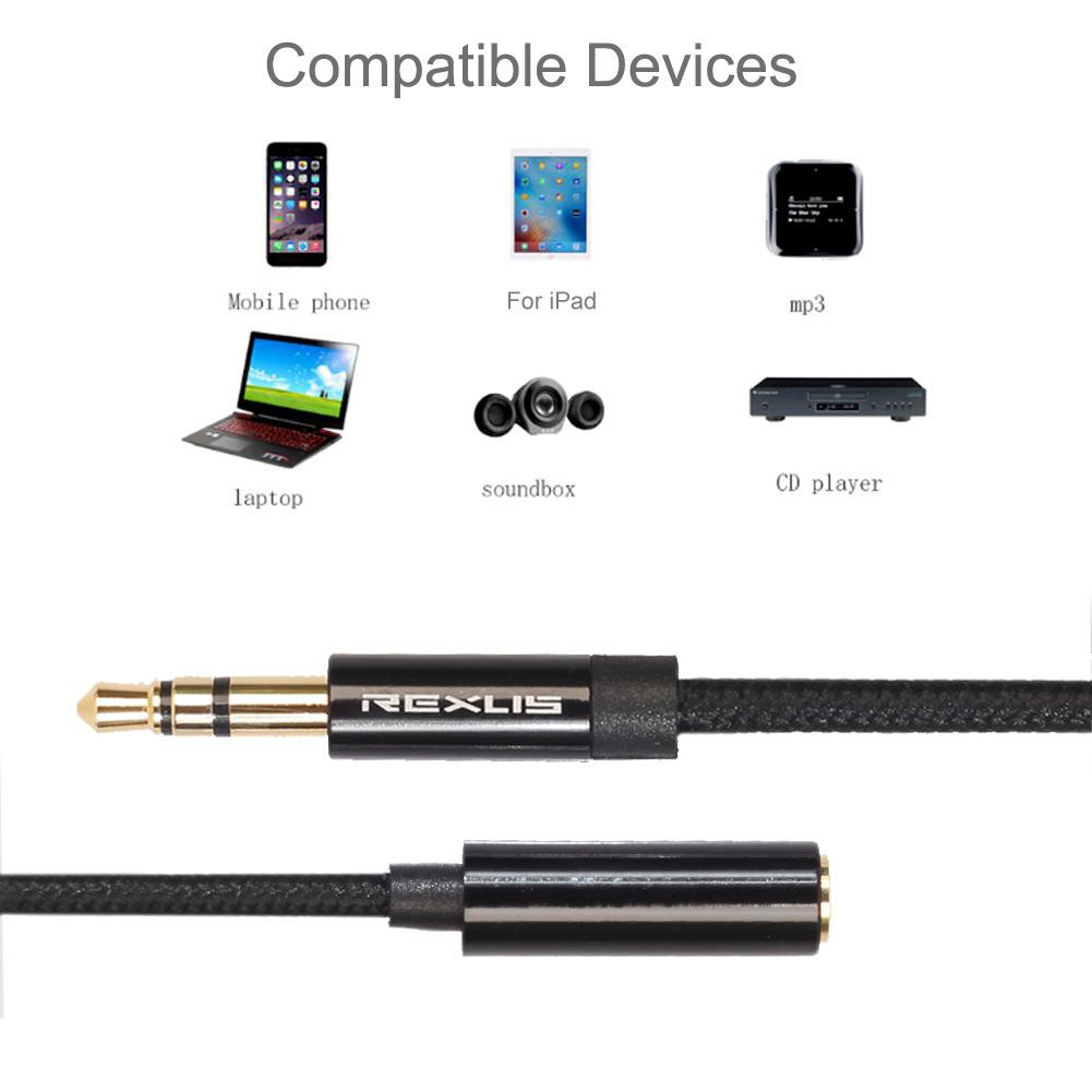 Dây cáp nối dài tai nghe 3.5mm