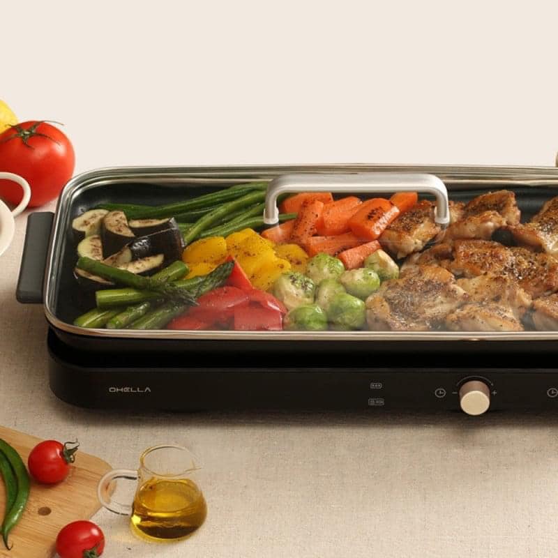 Bếp Từ OHELLA Kèm Khay Nướng Hàn Quốc