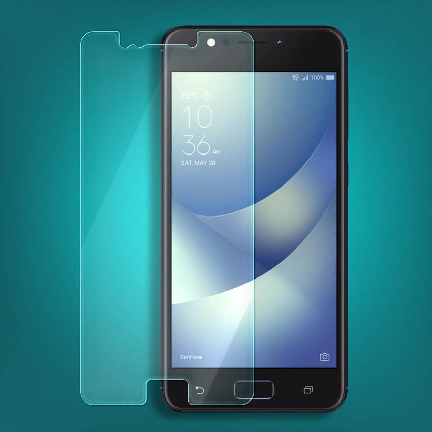 Miếng dán kính cường lực cho Asus Zenfone 4 Max ZC554KL trong suốt siêu mỏng 0.3mm hiệu HBO (độ cứng