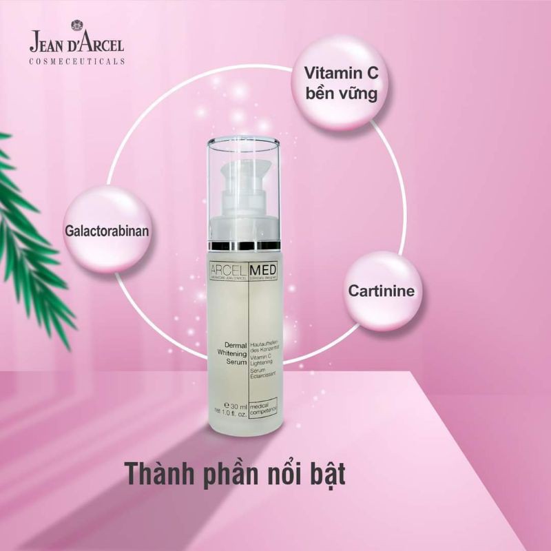 [HÀNG NHẬP KHẨU] Tinh chất làm mờ vết nám, hỗ trợ làm trắng da Jean D'Arcel Dermal Whitening Serum