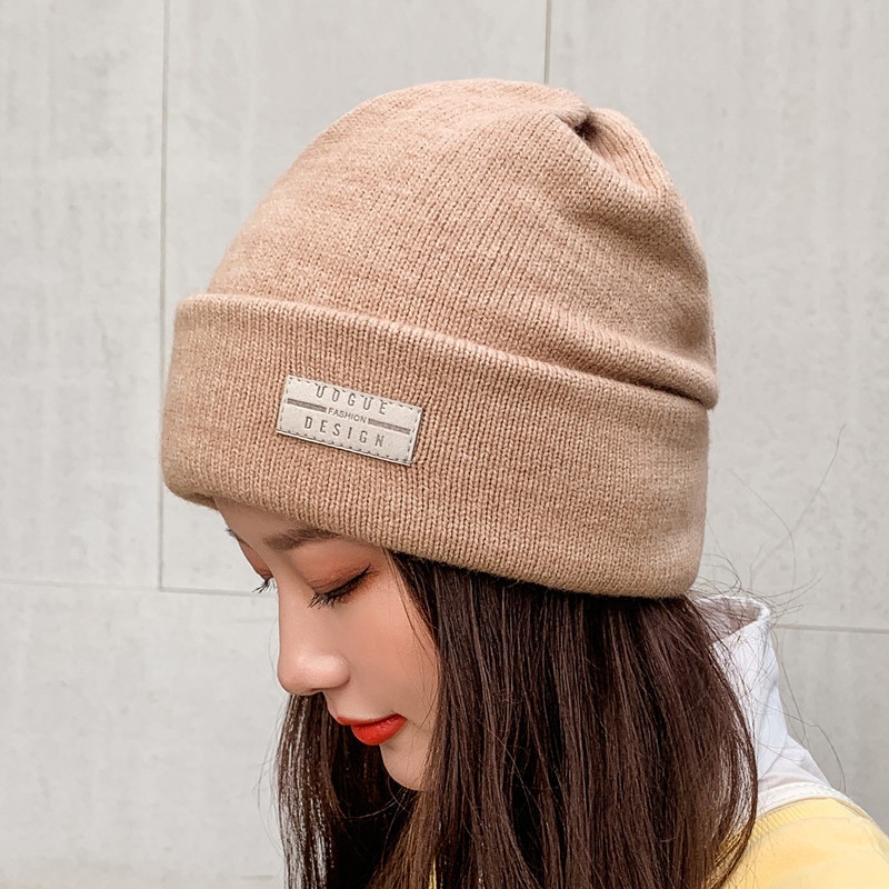 Mũ Dệt Kim Dày Vá  Thời Trang Thu đông Phong Cách Hàn Quốc Dành Cho Nữ