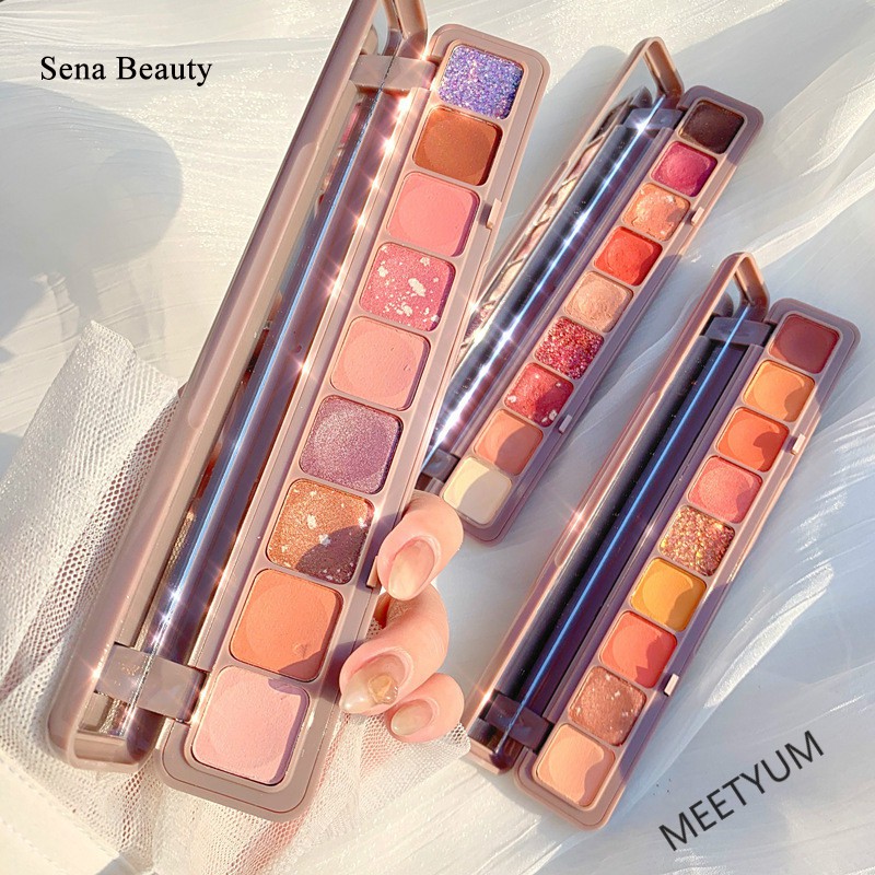 Bảng phấn mắt 9 ô Lameila Soft Eye Shadow Senabeauty | BigBuy360 - bigbuy360.vn