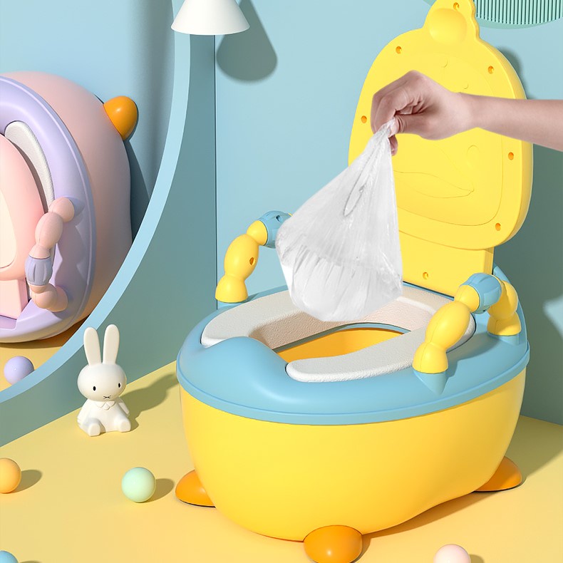 Bô Vệ Sinh Hình Thú Cho Bé Bô Ngồi Hình Vịt - Ô Tô 2in1 Holla 01219 Nhỏ Gọn Dễ Thương / Hình Gấu