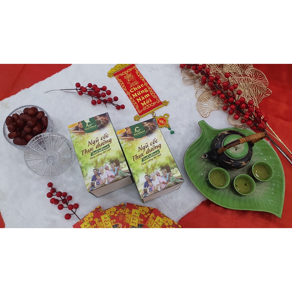 Ngũ cốc hạt thực dưỡng Auco Food hộp 500g cung cấp dinh dưỡng - Mẹ Min Shop