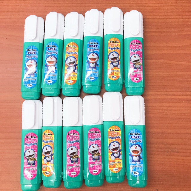 Hộp 12 cây bút xóa Đoremon