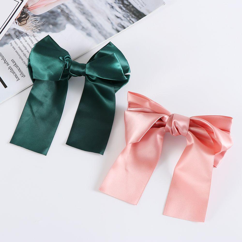 Băng Đô Nơ Cài Tóc Bằng Satin Cỡ Lớn
