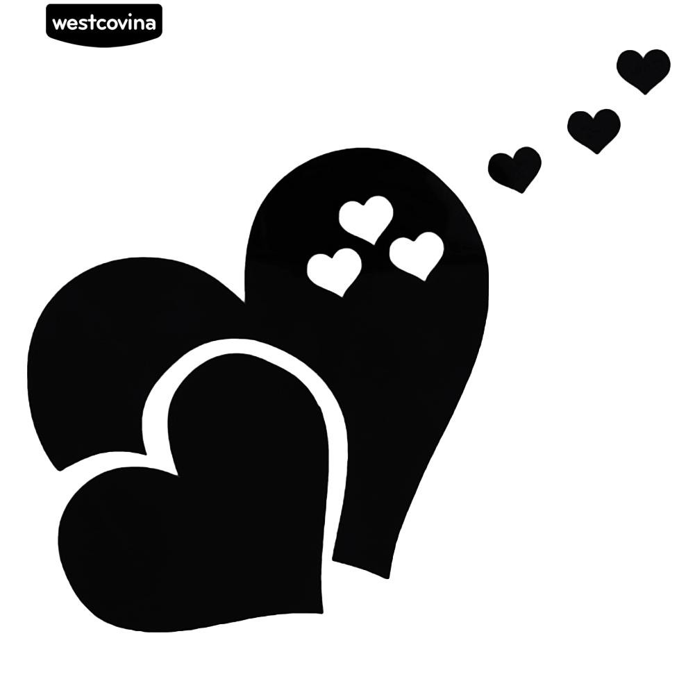 Sticker tráng gương dán tường