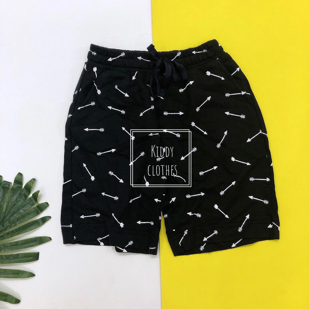 Quần short da cá bé trai xuất dư xịn/Quần thun cotton da cá bé trai