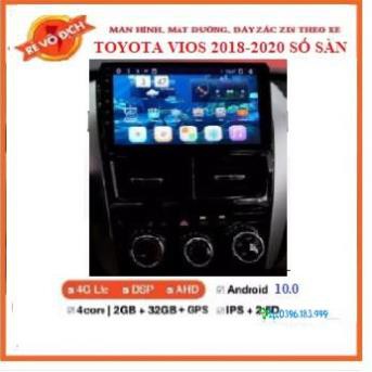 Hỗ trợ lắp đặt tại Hà Nội.Màn hình ô tô dvd android và mặt dưỡng theo xe VIOS đời 2018-2020,phụ kiện xe hơi,đồ chơi xe.