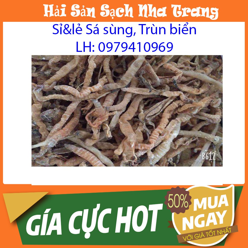 Sá Sùng Làm Nước Dùng Nấu Phở Siêu Ngon Ngọt 100gr Size Nhỏ - Loại 1 Sạch Cát - Siêu Ngọt Nước