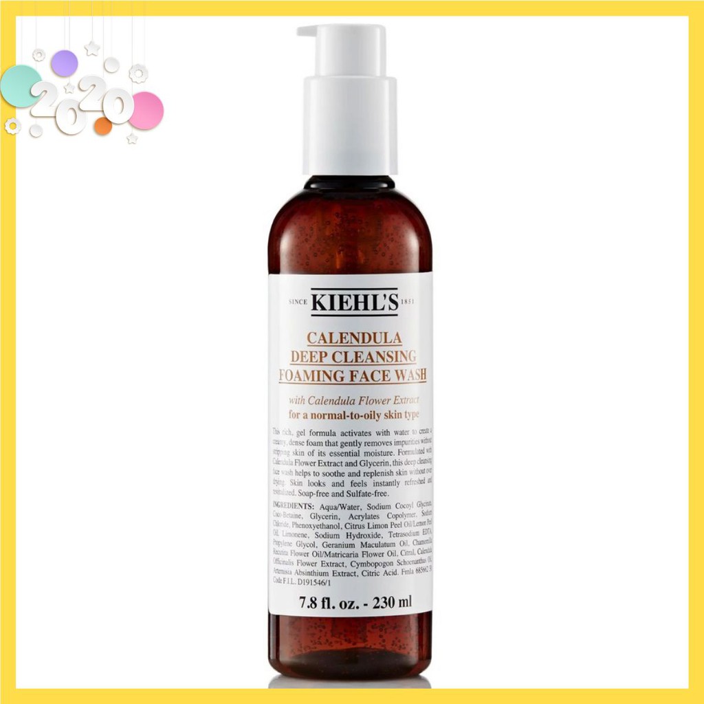 [ĐẠI TIỆC SALE] Sữa Rửa Mặt Hoa Cúc - Kiehl’s Calendula Deep Cleansing Foaming Face Wash [FLASH SALE]