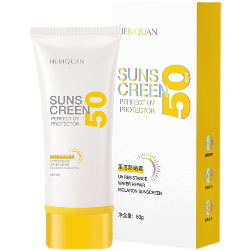 Kem chống nắng vật lý Hebiquan Sunscreen Perfect UV Protector SPF50 Sena Beauty