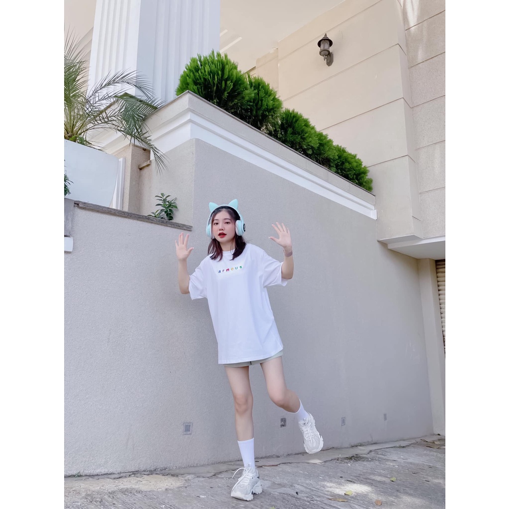 Áo Armous Basic Rainbow Tay Ngắn