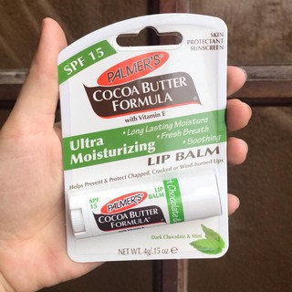 Palmer’s Son dưỡng môi ngăn ngừa khô, nứt nẻ SPF1 hương bạc hà 4g