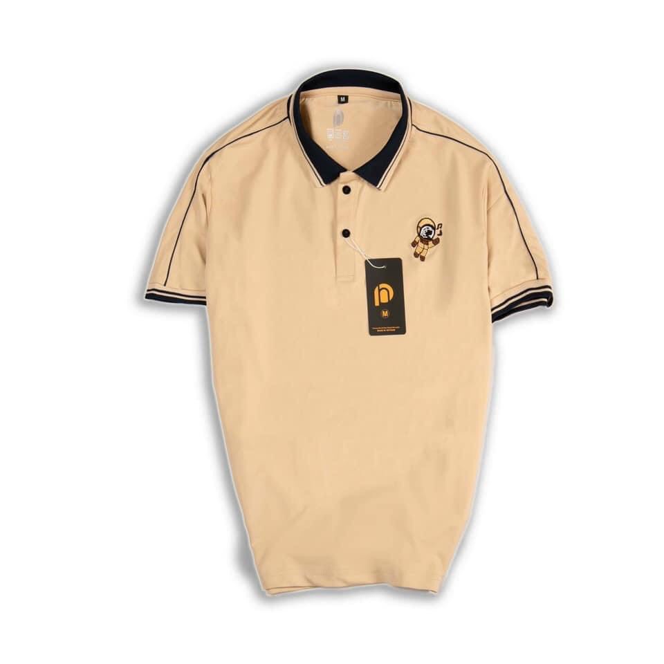 Áo thun nam, áo Polo Moon cổ bẻ vải cá sấu Cotton trẻ trung mặc mát cả ngày - GRAMAN