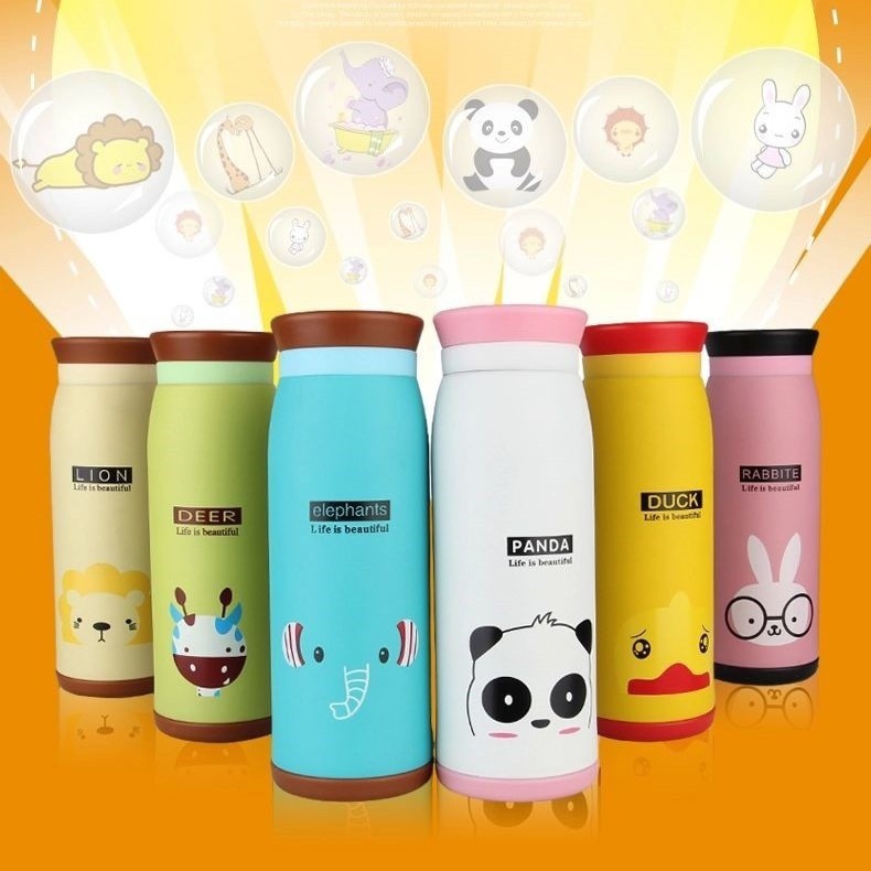 Bình Giữ Nhiệt Cao Cấp Phong Cách Hàn Quốc 500 Ml Panda