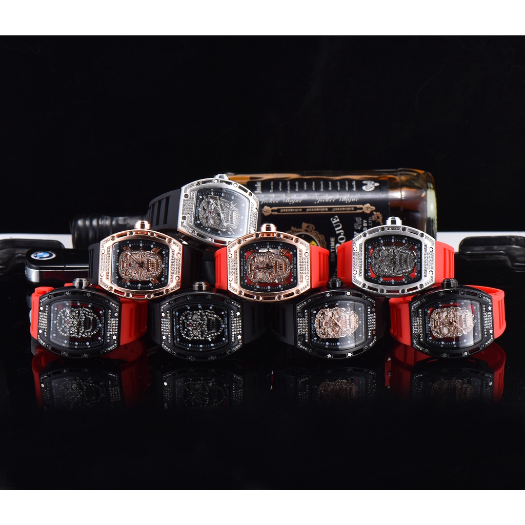 Đồng Hồ Thể Thao Richard Ghost Head Thiết Kế Mới Cao Cấp Dành Cho Nam