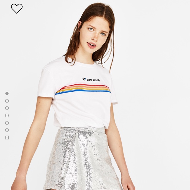 Tshirt Bershka - Mẫu như ảnh có sẵn