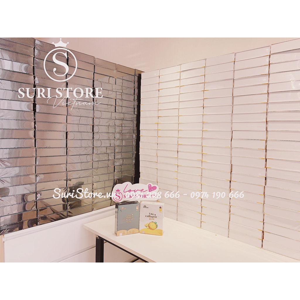 Collagen Dạng Uống Una Collagen Placenta Nest CICI THƯỢNG ĐỈNH YẾN Giúp Da Săn Chắc, Cân Bằng Nội Tiết Hộp 28 Gói x 10ml