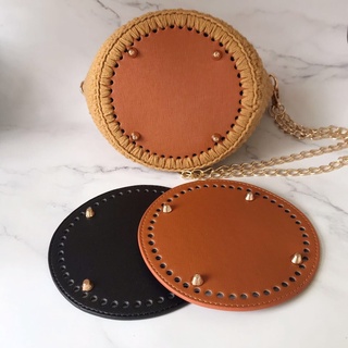Đế túi da tròn 14cm, 15cm đế túi handmade