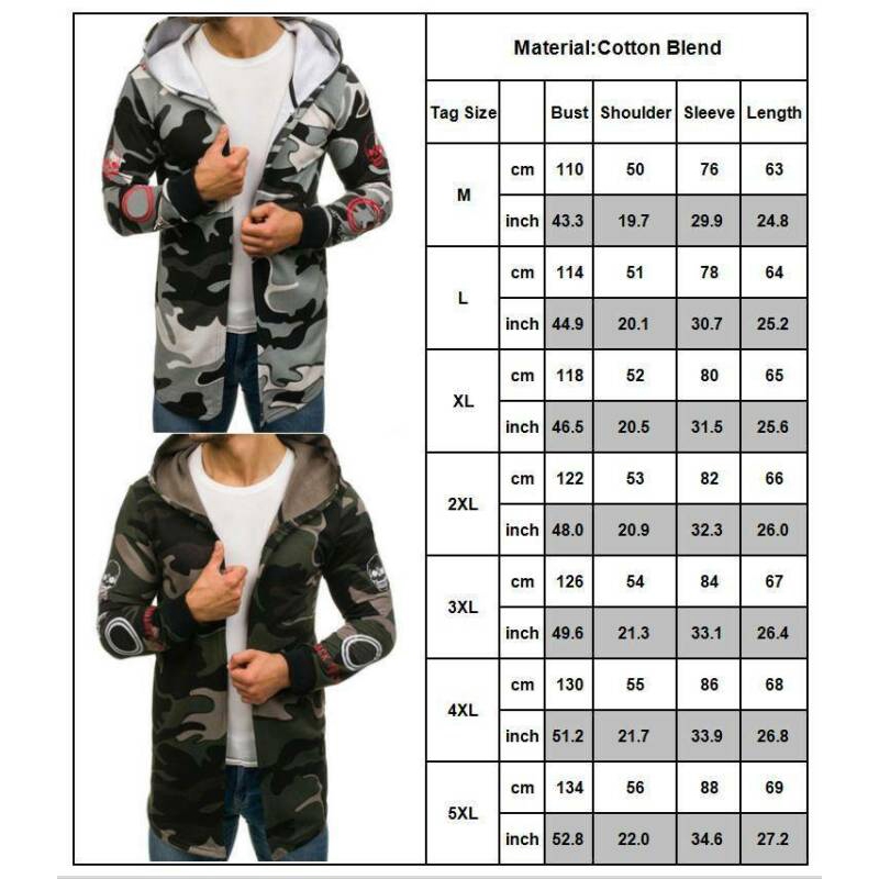 Áo khoác hoodie chống gió chống nước phong cách quân đội cho nam