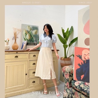 BUTTONS TOP- Áo sơ mi croptop tay bồng