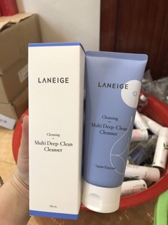 SỮA RỬA MẶT LANEIGE MULTI DEEP - CLEAN CLEANSER .