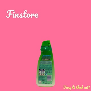 [Không Mùi] Gel rửa bát Finish All in 1 Max Eco - Chai 900ml Sản phẩm không chứa phosphate EAN 3059946164021