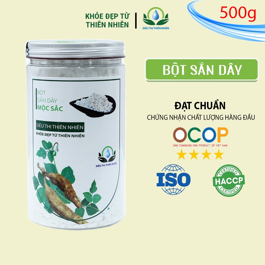 Bột sắn dây nguyên chất Mộc Sắc hộp 500g