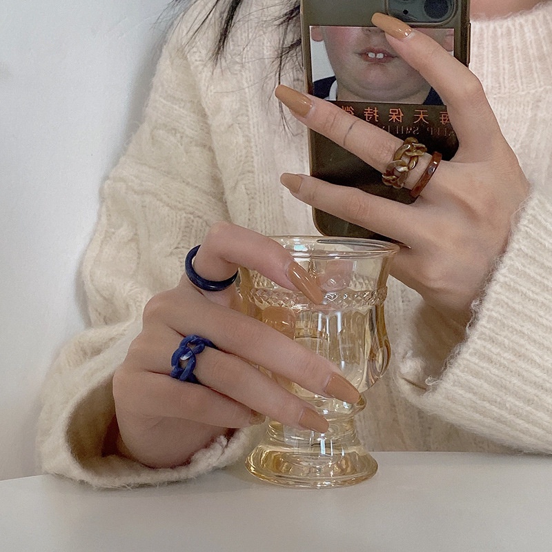 Set nhẫn thiết kế đơn giản thời trang cho nữ