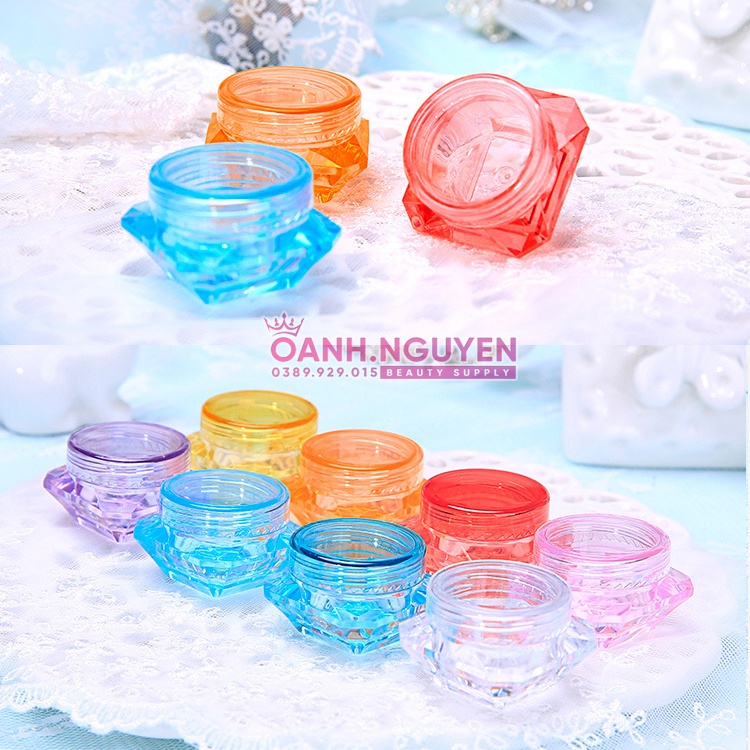 Hũ Chiết Kim Cương / Chiết Kem, Dưỡng, Mỹ Phẩm