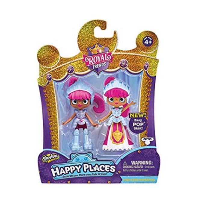 Búp bê hoàng gia Shopkins Foxi-Đồ chơi bé gái-Đồ trang điểm-Thay đồ-Nhân vật hoạt hình công chúa