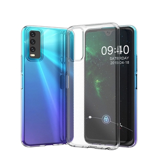 Ốp điện thoại trong suốt bảo vệ cho VIVO V21 V23E V21E X70 X60 Y31 Y20 Y20i Y30 Y50 V20 SE V17 Pro V19 Neo Y11 V7 V5 Plus Y95 V5s Y55s V5