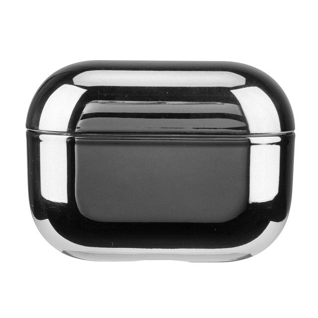 Vỏ bảo vệ hộp sạc tai nghe bằng PC cứng mạ vàng đen sang trọng thích hợp cho Airpods Pro 2 1 Air Pods 3