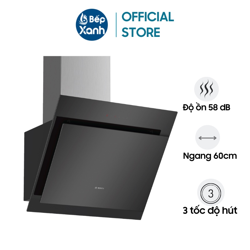 [FREESHIP HCM] Máy Hút Mùi Mặt Kính Nghiêng Bosch HMH.DWK67CM60B (Series 4) - 60cm