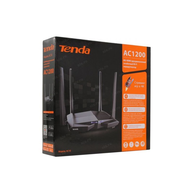 Thiết Bị Phát Wifi Tenda AC10 Chuẩn AC1200