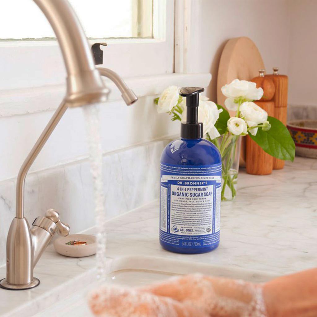 Dr Bronner’s - Xà Bông Hữu Cơ Đa Năng 4 Trong 1 - USDA Organic Sugar Soap - 355ml | BigBuy360 - bigbuy360.vn