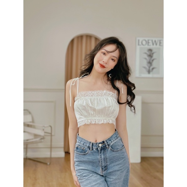 IRIS TOP xếp ly ngực Ebublio
